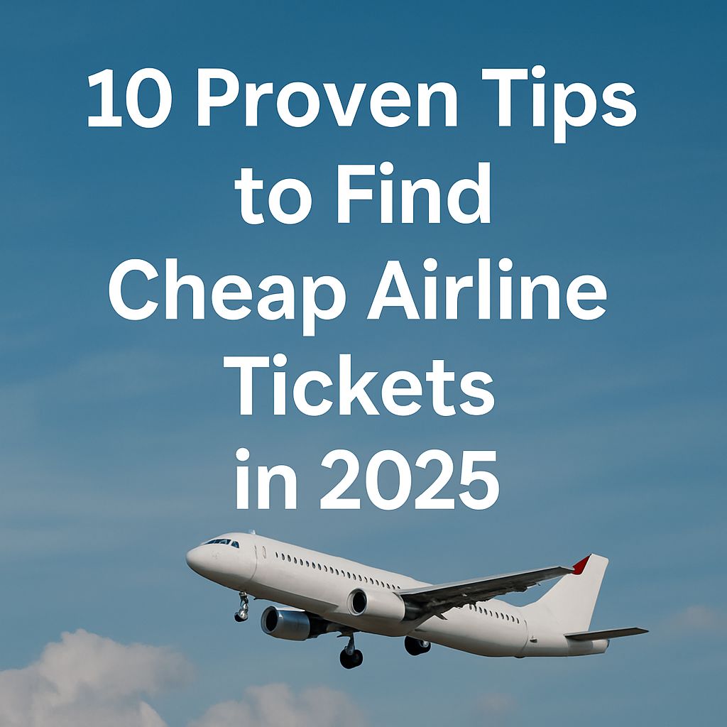 Top 10 Tips for Finding Cheap Airline Tickets in 2025