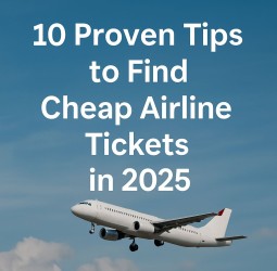 Top 10 Tips for Finding Cheap Airline Tickets in 2025