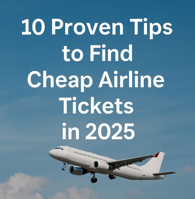 Top 10 Tips for Finding Cheap Airline Tickets in 2025