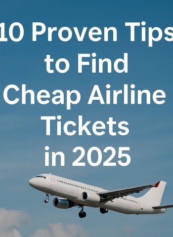 Top 10 Tips for Finding Cheap Airline Tickets in 2025